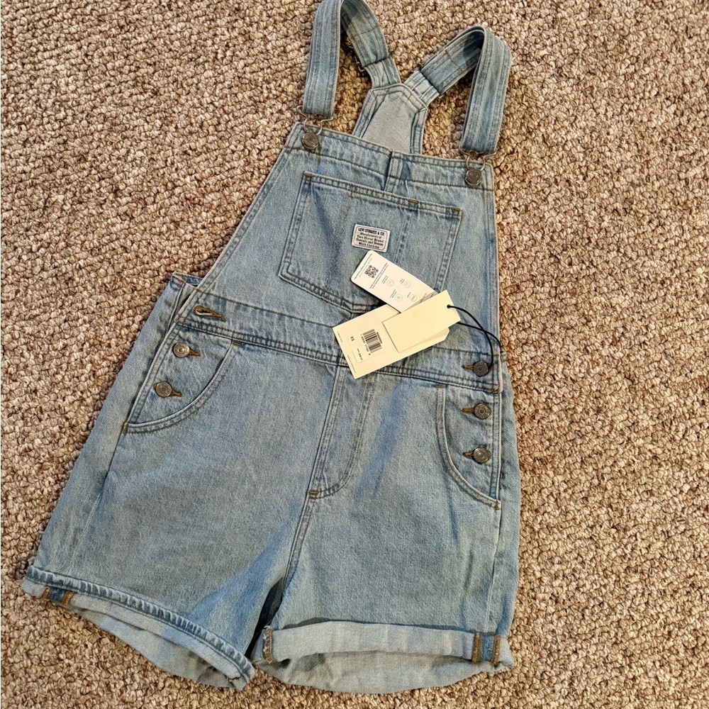 Signature by Levi Strauss Light Blue Denim Overalls
